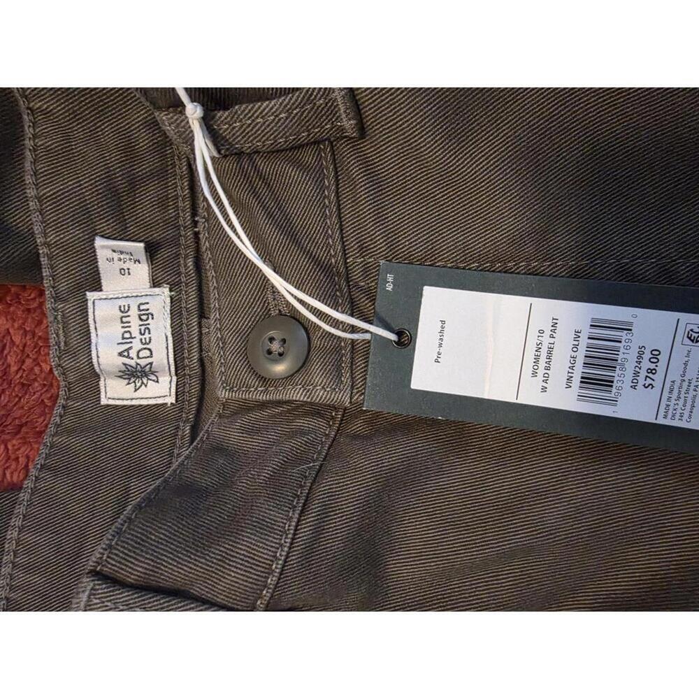 Alpine Design Barrel Pant  Womens Size 10